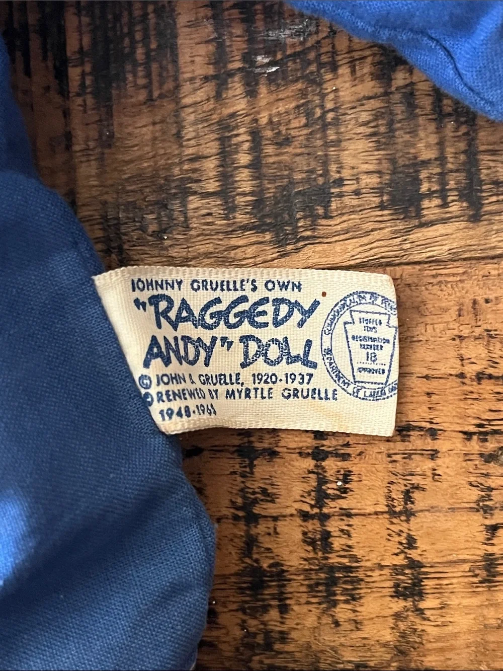 Raggedy Andy doll